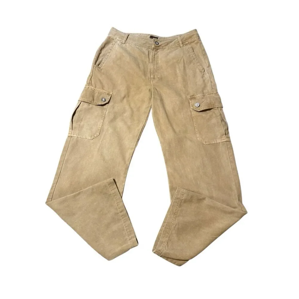 Weekendz off Men's beige cargo pants 34x33
